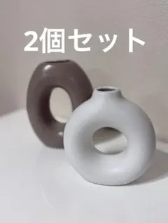 韓国風　フラワーベース　ミニ花瓶 2個セットのサムネイル