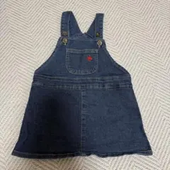 ポロ　ジャンパースカート　80 美品　デニム　オーバーオール　POLO Baby