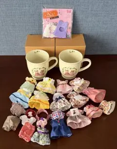 シルバニア ペアマグカップ 洋服 着せ替え まとめ売り