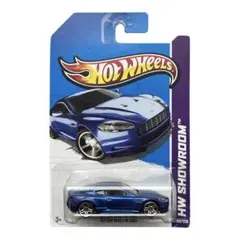 ホットウィール アストンマーチン DBS ミニカー HWショールーム ブルー