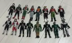 仮面ライダー　昭和ライダーソフビまとめ売り16体