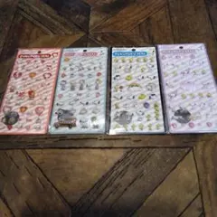 スヌーピーぷくぷくシール４枚セット(新品　未使用)