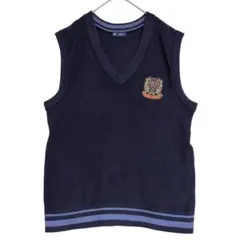 GAP ギャップ　Vネック ニットベスト　ネイビー　XS