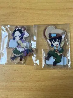 鬼滅の刃　実りの秋まつり　アクリルスタンド 胡蝶しのぶ・嘴平伊之助