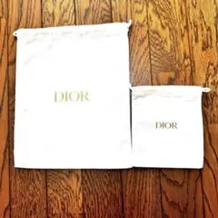 Dior 巾着袋セット 大・小　未使用