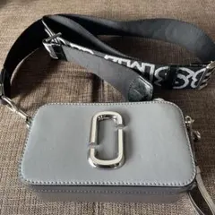 MARC JACOBS ミニショルダーバッグ グレー/ベージュ