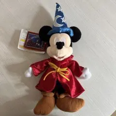 ファンタジア　魔法使いの弟子　ミッキー ぬいぐるみバッチ　ミートミッキー