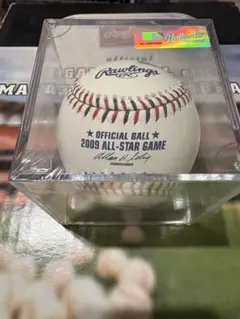 MLB 2009 オールスター 公式球ローリングスケース付のサムネイル