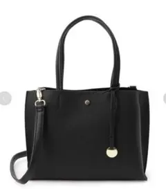 【新品未使用】SHOO・LA・RUE ショルダーバッグ 2WAY 黒