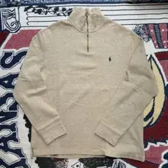 90s Polo by Ralph Lauren ハーフジップコットンニット