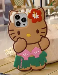 iPhone 15 pro 日焼け キティ ケース