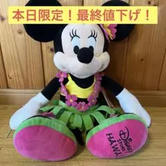 ハワイ限定 ミニーマウス ぬいぐるみ