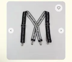 【新品・値下げ不可】semon apartment ロゴ　サスペンダー