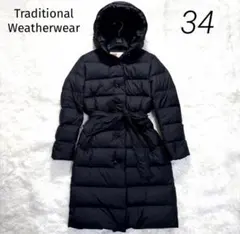 F0688S 新品トラディショナルウェザーウェア ダウンコート：34 ブラック 2026年最新】Traditional Weatherwear レディース ダウンジャケットの
