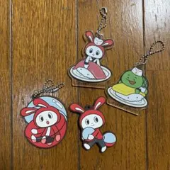 かっぱ寿司 UUUM コラボ まいぜん　キーホルダー 4点セット