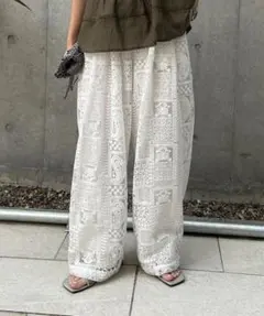 レースパンツ Hアッシュ 古着 ヴィンテージ - メルカリ