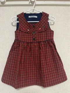 ファミリア　ワンピース　ジャンパースカート　90