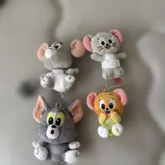 トムとジェリー ぬいぐるみ 4体セット