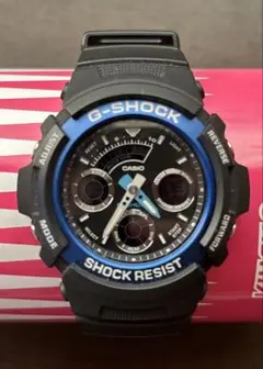 動作確認 G-SHOCK アナログ デジタル ベーシック AW-591-2AJF