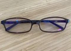 JINS PCメガネ　ブルーライトカット　ブラウン