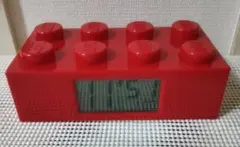 LEGO 레고 디지털 알람 시계 레드
