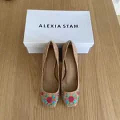 Alexia Stam 刺繍入りコルクハイヒールのサムネイル