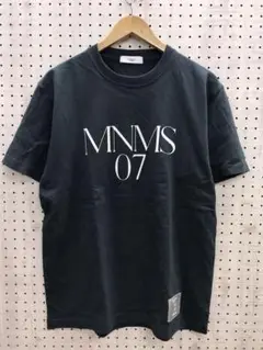 MINIMUS MNMS 07 前後 英字プリント パッチ 刺繍 半袖Tシャツ