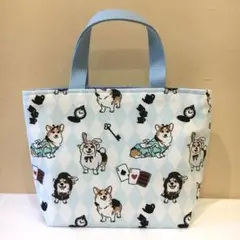 (イベント品)コーギーちゃん(アリス柄)ミニトートバック