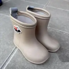 長靴 ベージュ 13cm
