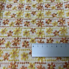 刺繍生地残布　縦80cm×横90cm