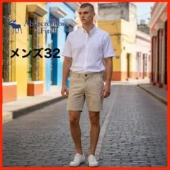 A4579★美品★Abercrombie & Fitch*パンツ*32*ベージュのサムネイル