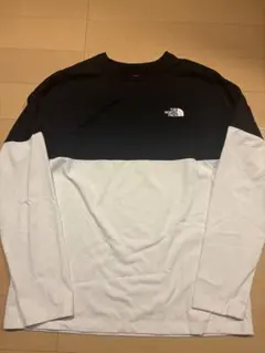 THE NORTH FACE 長袖Tシャツ M ブラック/ホワイト