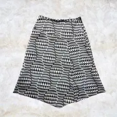 ヴィンテージ　総柄 フレアスカート 裏地付き　個性派