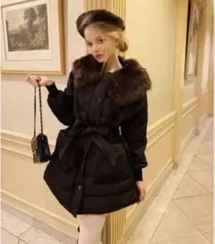 epine　エピヌ　即完売　ケープコート　ブラック epine エピヌ 即完売 ケープコート ブラック