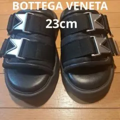 BOTTEGA VENETA ダブルバックル フラッシュサンダル 41 BOTTEGA VENETA サンダル FLASH フラッシュ ブラック 41 - メルカリ