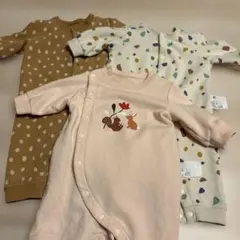 美品　ユニクロ　ベビー　カバーオール　60