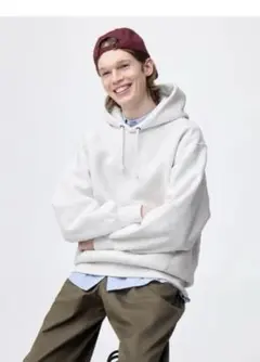 新品 GU ヘビーウェイトスウェットパーカ Ｌ