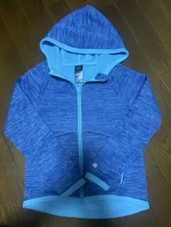 青系フード付きパーカー