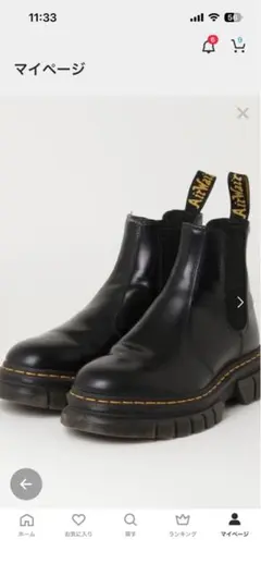Dr. Martens チェルシーブーツ ブラックのサムネイル