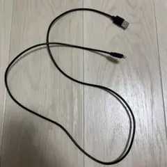 USB-A to Lightning 充電ケーブル 黒 約1m