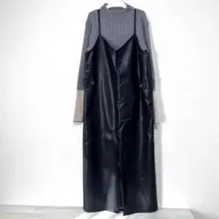 La-gemme ラジエム 配色ニット　ハイネック　ワンピース　セット