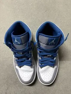 NIKE AIR JORDAN 1 MID グレー ブルーのサムネイル