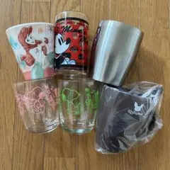 ★最終価格★グラス・カップ★6個まとめ売り★アリエル★ミニー★スヌーピー