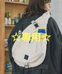 MONO-MART LADYS　ナイロンワンショルダーボディバッグ　アイボリー