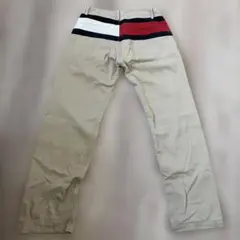 TOMMY ストライプデザイン チノパン S