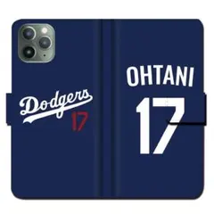 新品！全機種対応！スマホケース 手帳型 ドジャース Dodgers 大谷翔平