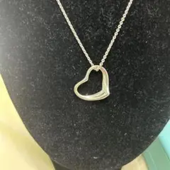 TIFFANY&Co. 22mmオープンハート ネックレス シルバー ラージ - メルカリ