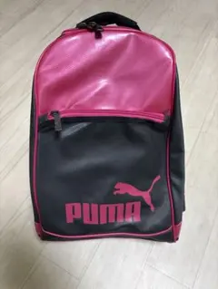 PUMA 黒 ピンク リュック