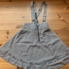 170.mezzo piano ジャンバースカート Junior M チェック柄