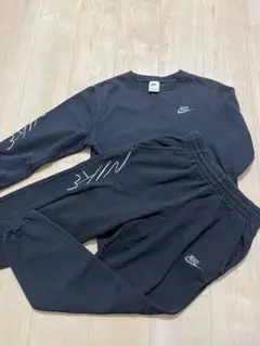 NIKE ブラック スウェット　セットアップ
